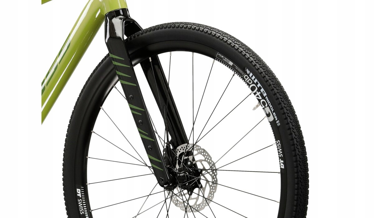 Rower gravel Kross Esker 6.0 GRX - GEN2 2X11 rama 19 cali koło 28 " zielony