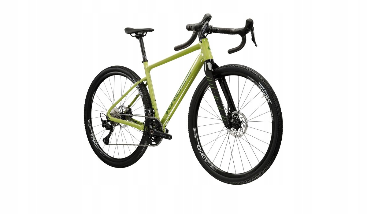 Rower gravel Kross Esker 6.0 GRX - GEN2 2X11 rama 19 cali koło 28 " zielony