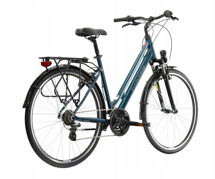 ROWER TREKINGOWY KROSS SENTIO 2.0 S(18") 28 TURKUSOWY SZARY POŁYSK