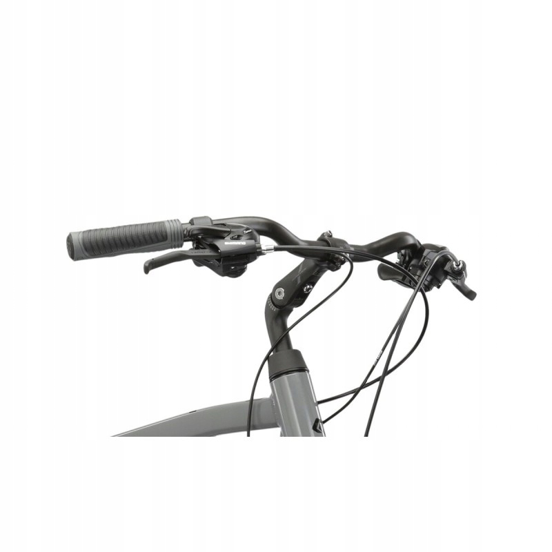 Rower trekkingowy KROSS TRANS 1.0 M 28" M (19") SZARY CZARNY POŁYSK