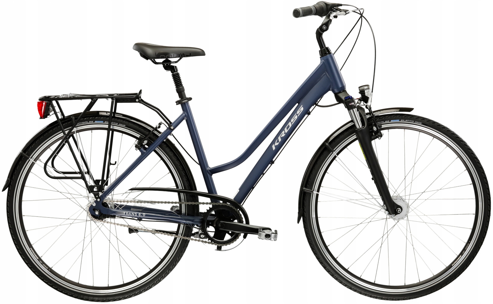 Rower trekkingowy Kross TRANS 6.0 rama 19 cali koło 28 " niebieski